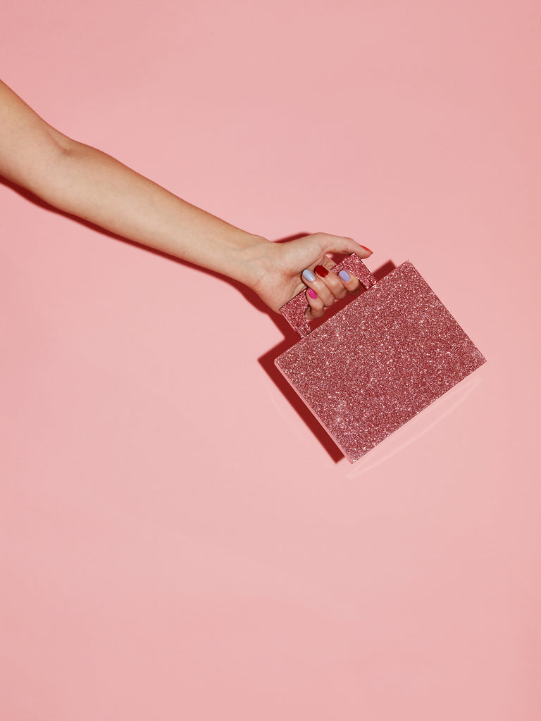 Alexa Bag Pink Glitter